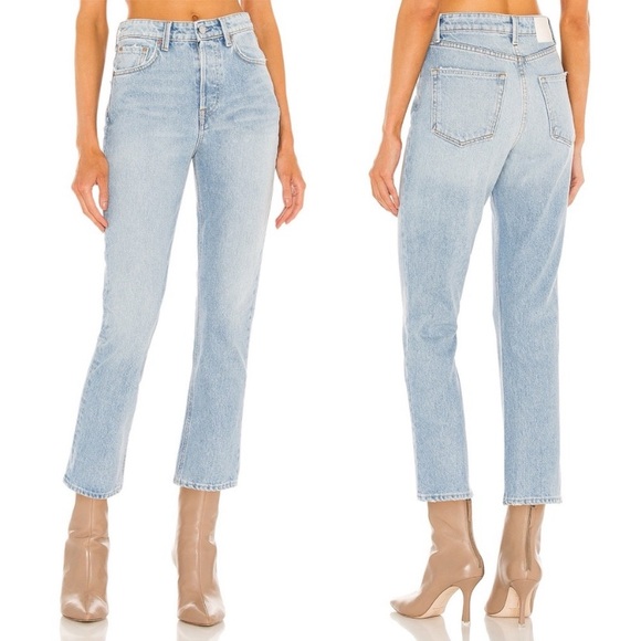 GRLFRND Karolina High Rise Straight Crop Jeans 28 Ventura - Picture 4 of 16